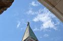 DSC_0132_San Marco campanile_pyramidevormige spits waarop zich een engelvormige windvaan bevindt